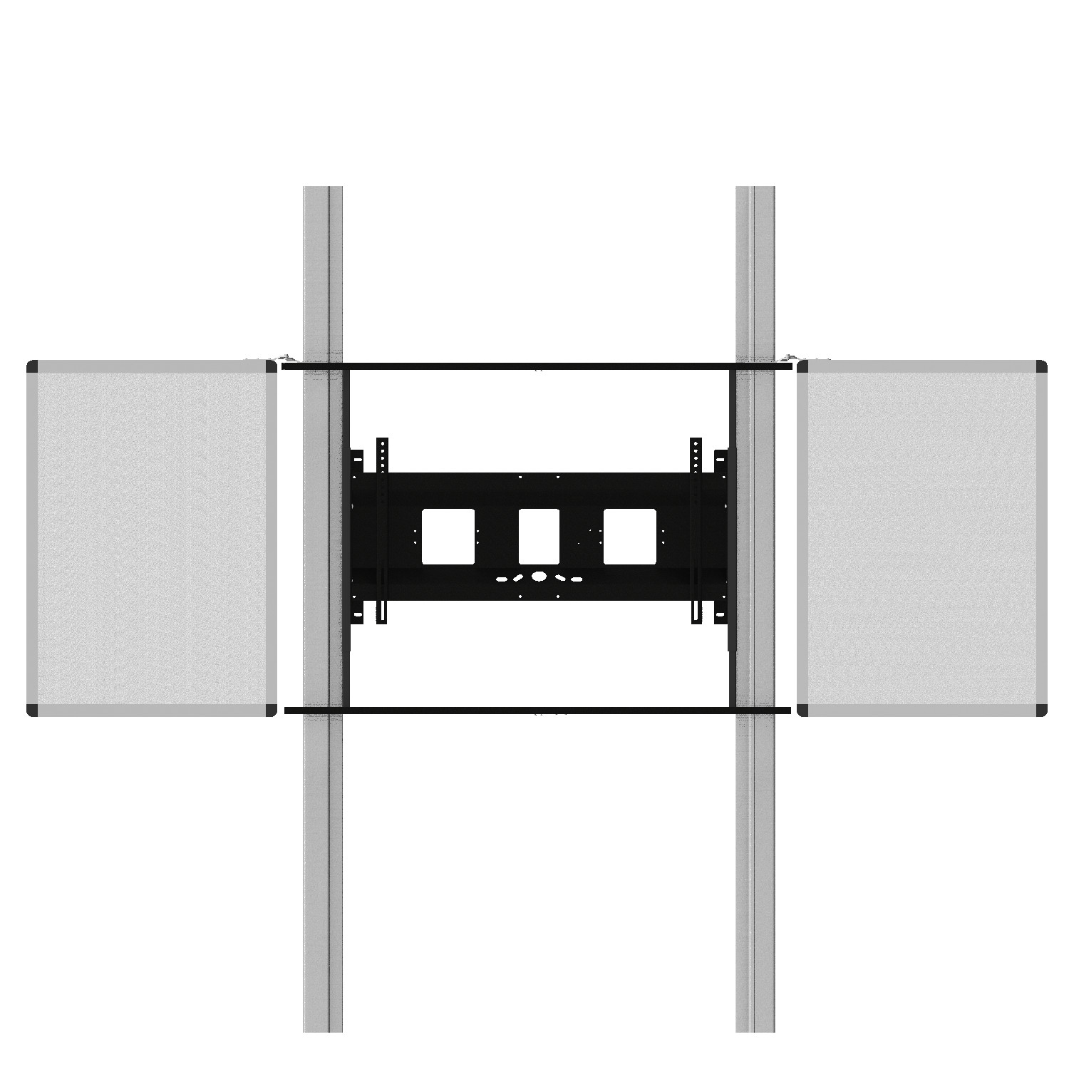 celexon-Expert-manuelles-2-Saulen-Pylonensystem-Adjust-6586W-fur-Displays-mit-Flugeln