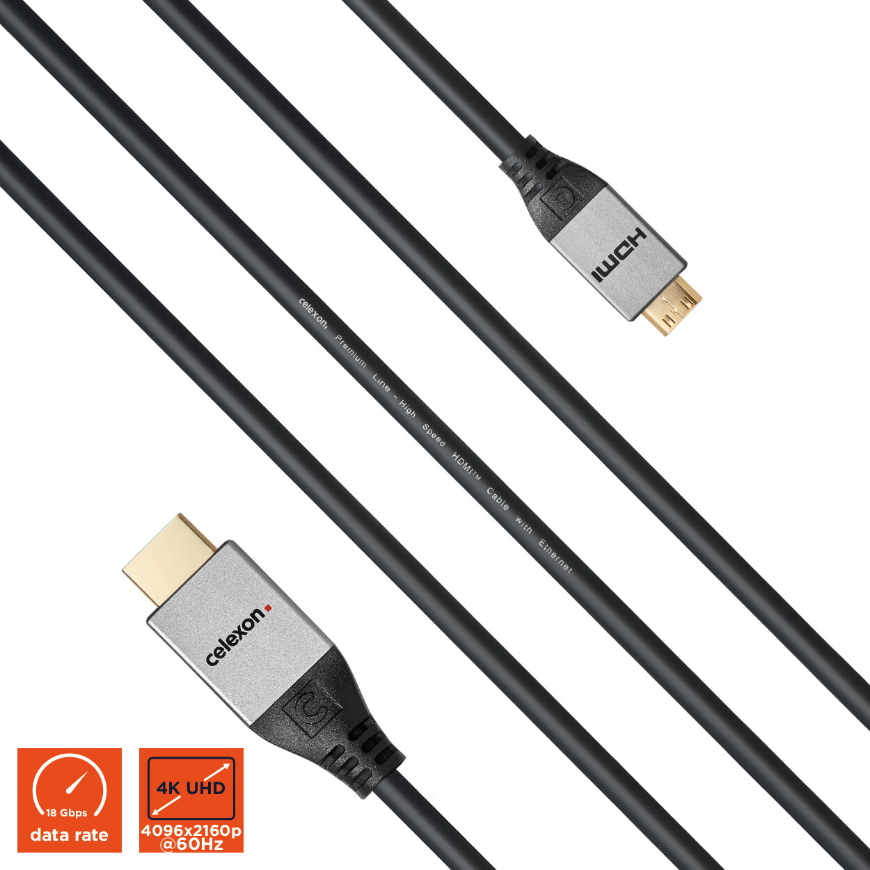 celexon-HDMI-naar-Mini-HDMI-Kabel-met-Ethernet-2-0a-b-4K-3-0m-Professional-Lijn