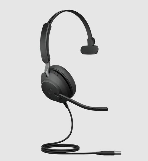 Jabra-Evolve2-40-Mono-Headset-met-snoer-met-USB-A-aansluiting-voor-UC