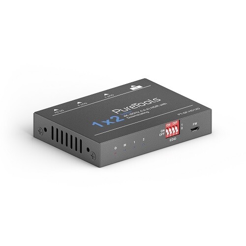 OneAV-1x2-4K-18Gbps-HDMI-Splitter-met-Scaler
