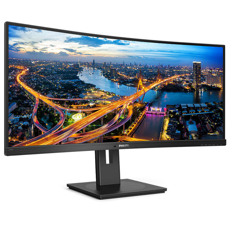 Philips-345B1C-00-Curved-UltraWide-LCD-Monitor-Demo