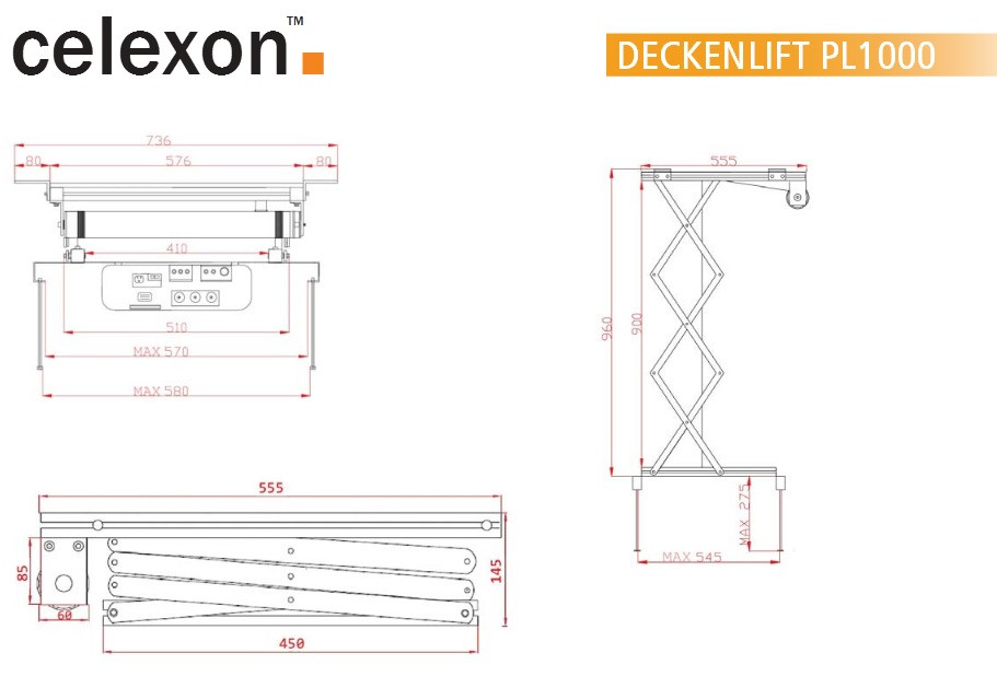 celexon-plafondlift-PL1000-Demo