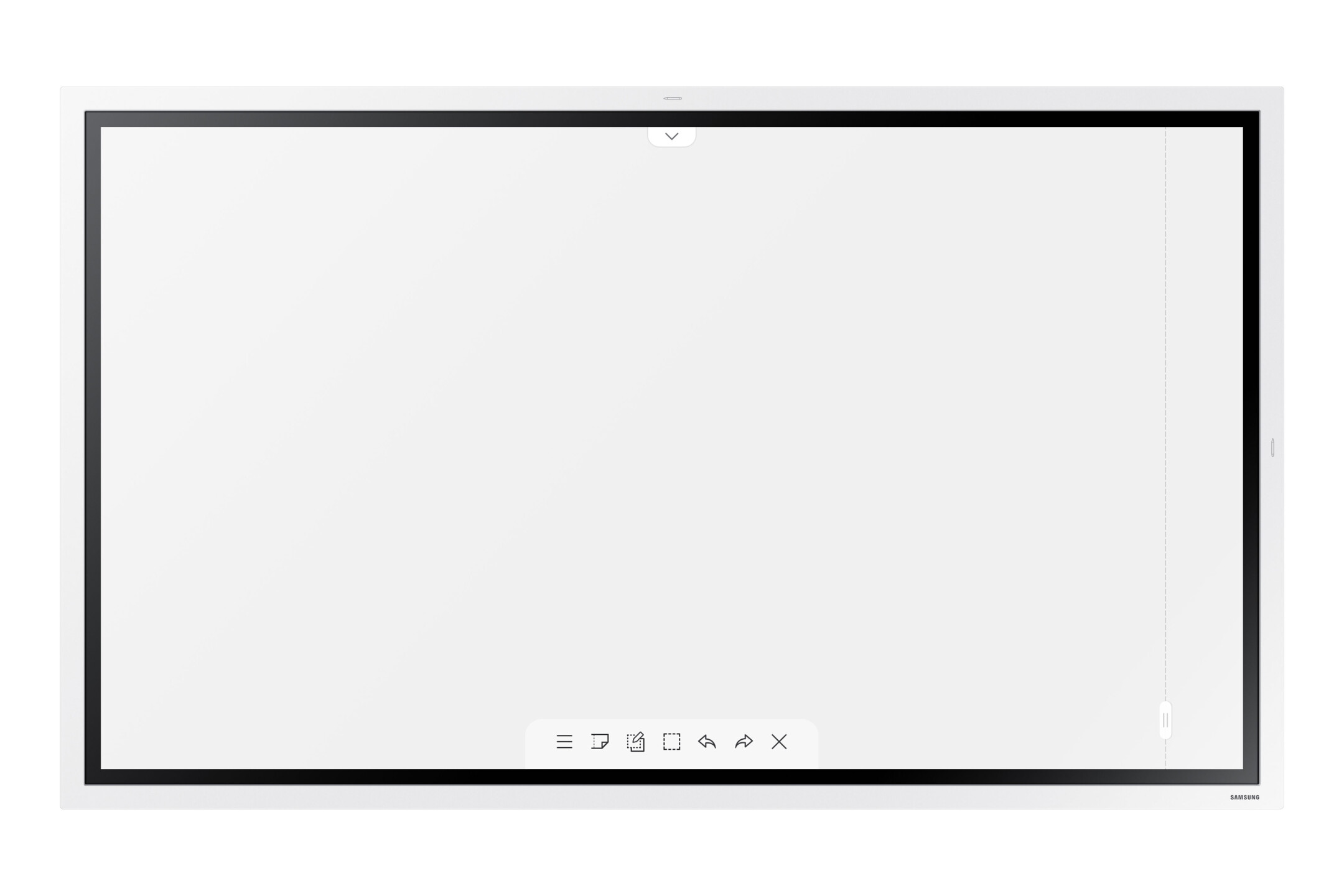Samsung-Flip-2-WM65R-Digitale-Flipchart-Peerless-SR560-FLIP2-Rolwagen