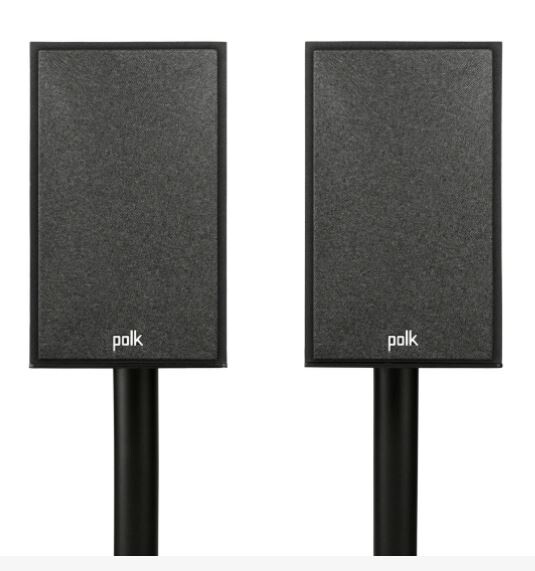 POLK AUDIO Monitor XT15 Regallautsprecher (Paar), schwarz
