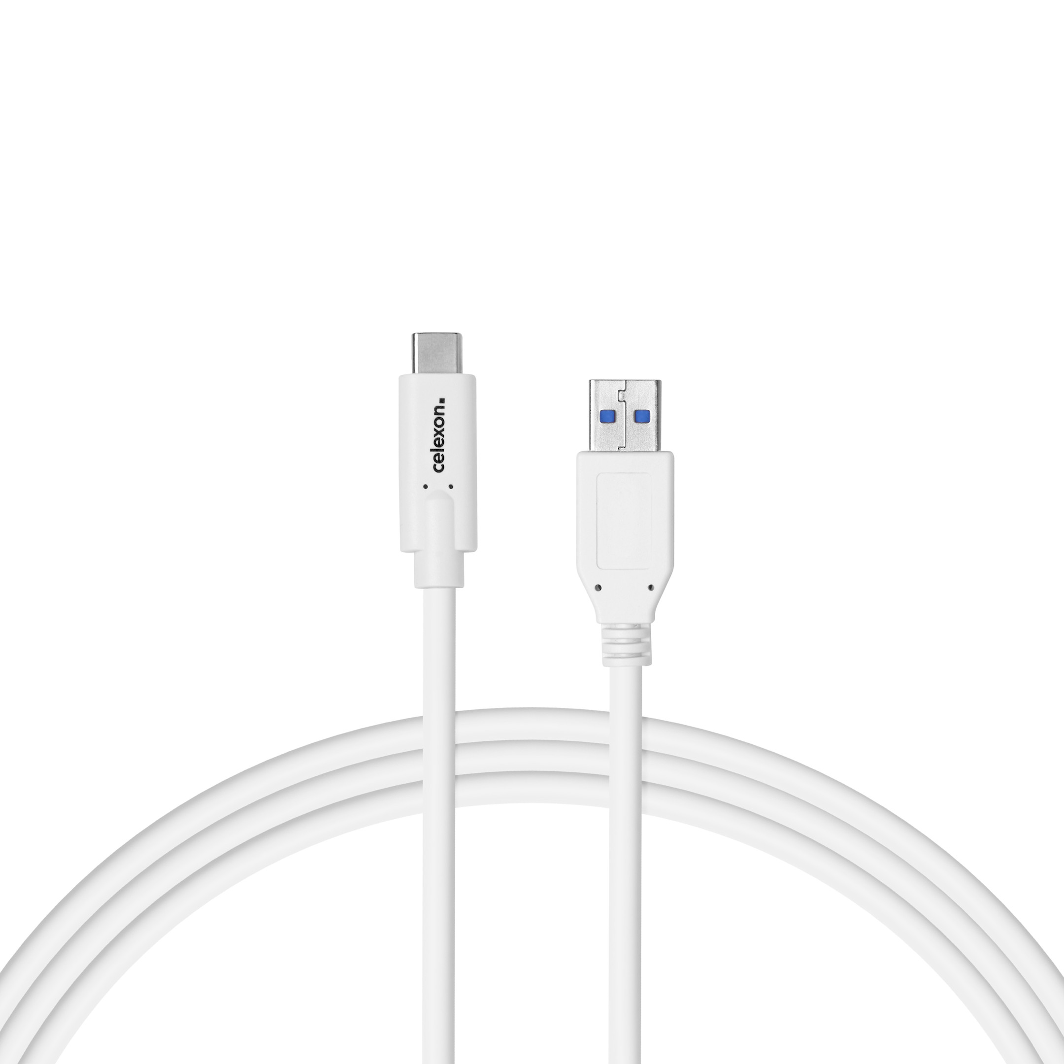 celexon-USB-C-auf-USB-A-Kabel-USB-3-2-Gen-2x1-0-5m-weiss