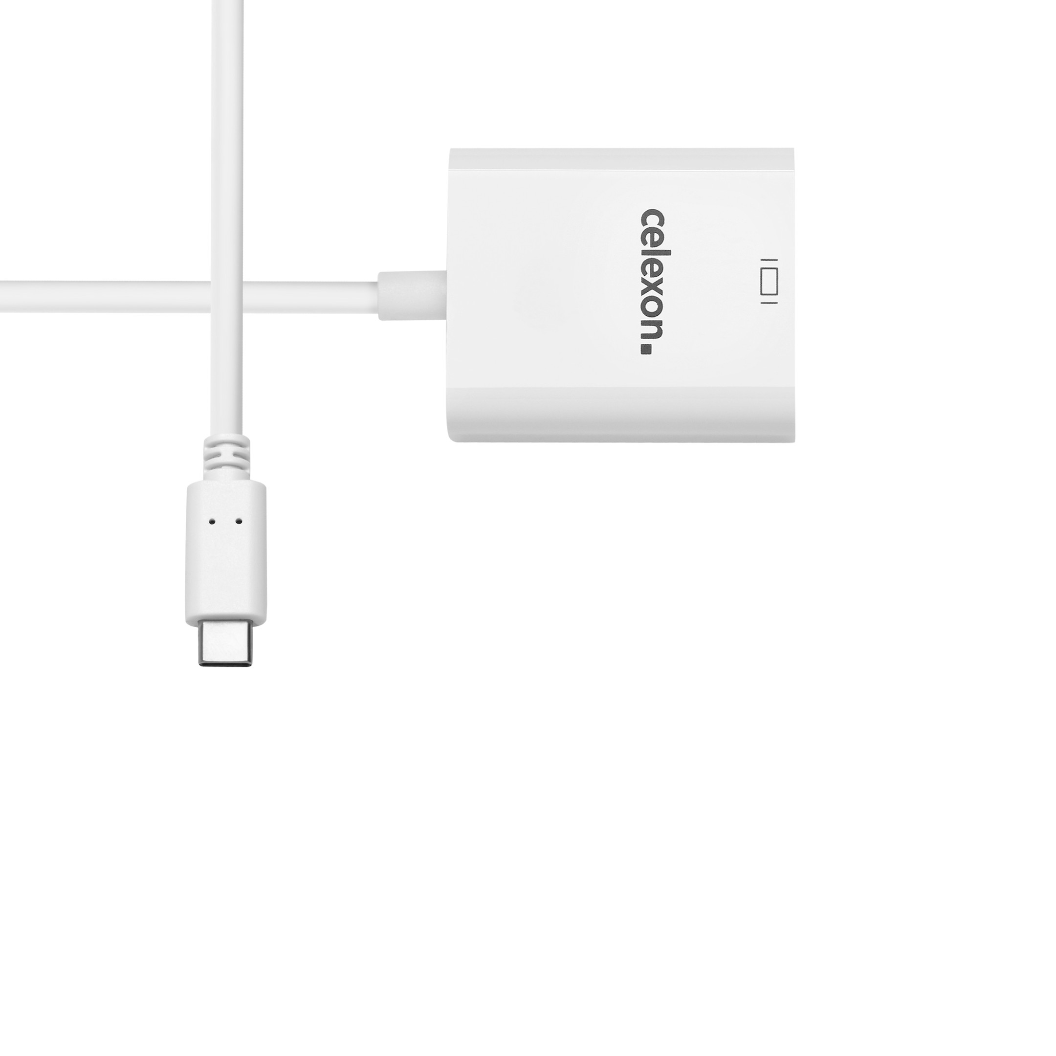 celexon-USB-C-auf-HDMI-M-F-Adapter-weiss