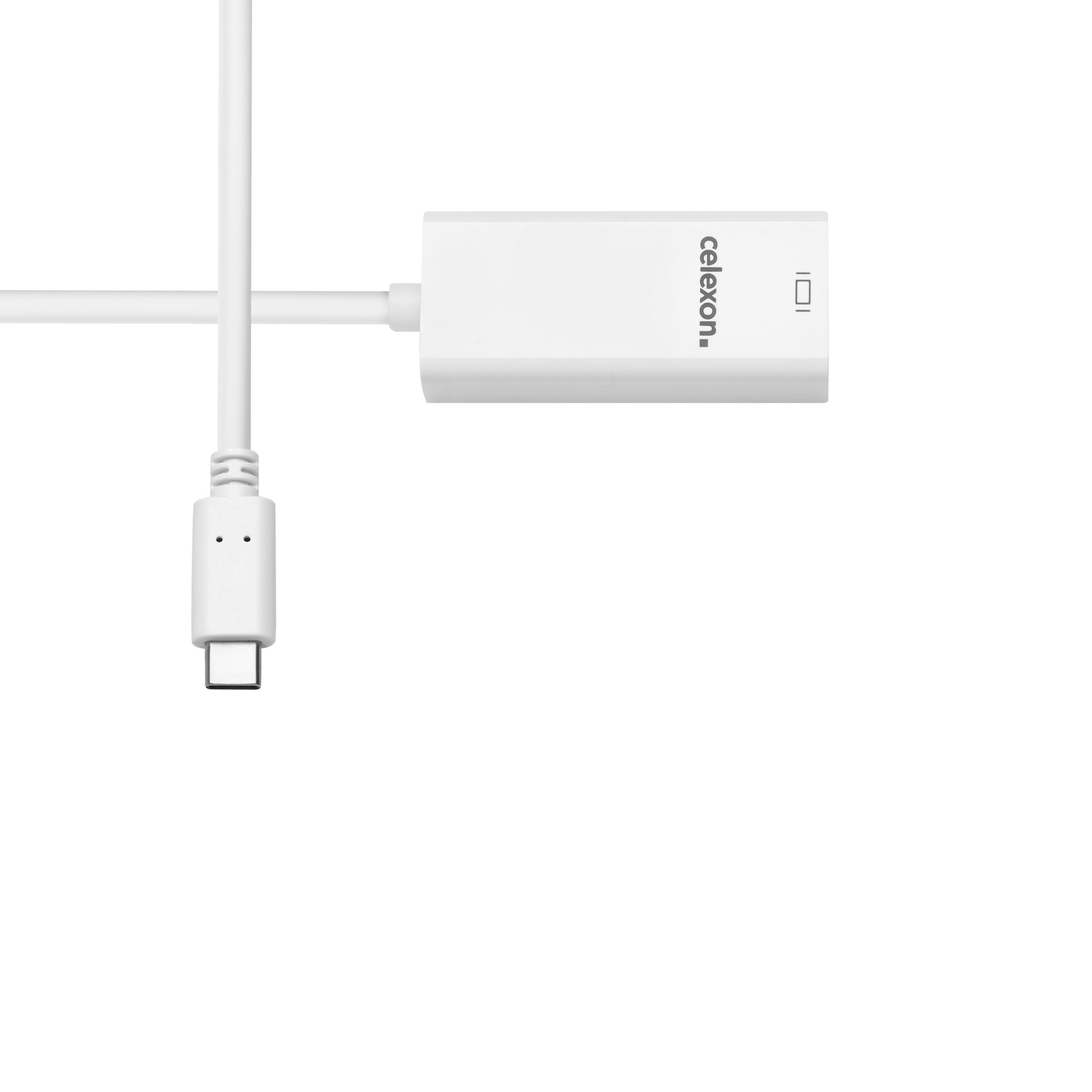 celexon-USB-C-auf-mini-DisplayPort-M-F-Adapter-weiss