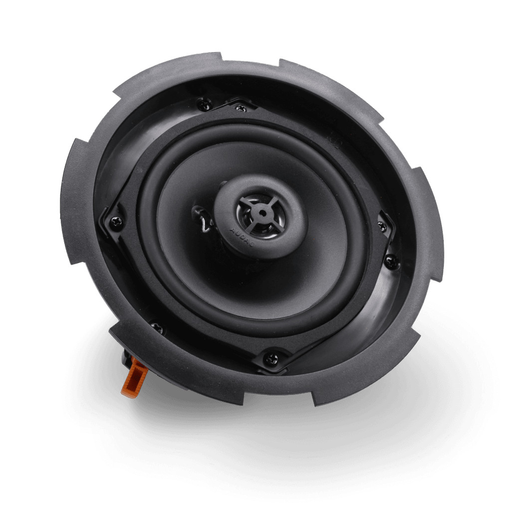 Audac-CIRA524I-W-Einbaulautsprecher-rund-1x5-25-1x1-30W-8Ohm-100V-24W-12W-6W-weiss