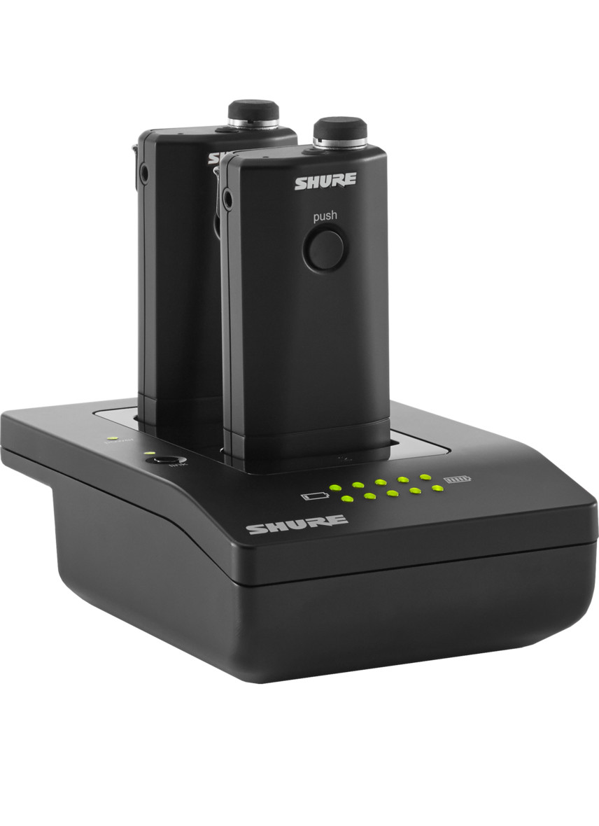 Shure-MXWNCS2-E-2-fach-Ladestation-netzwerkfahig