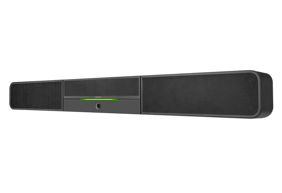 Crestron-UC-SB1-CAM-All-in-One-Smart-Soundbar-mit-Kamera-fur-Videokonferenzen-in-mittelgrossen-Raumen