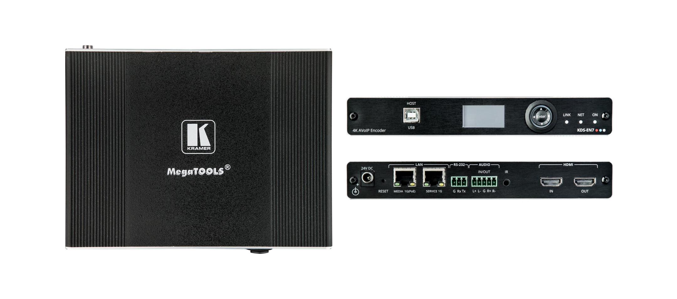 Kramer-KDS-EN7-AVoIP-Encoder-fur-4K60-4-2-0-HDMI-mit-HDR10-uber-Gigabit-Ethernet