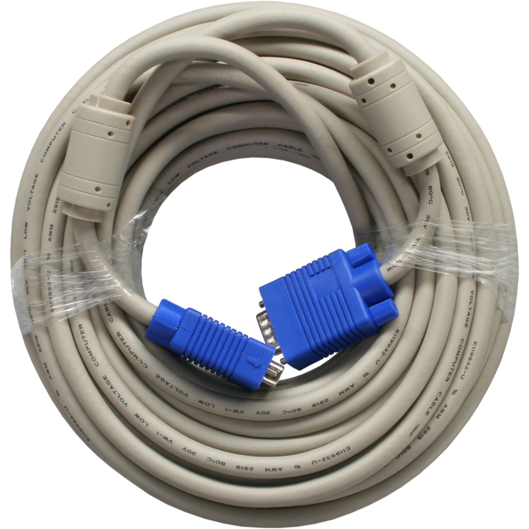 InLine-S-VGA-Kabel-15pol-HD-Stecker-Stecker-beige-15m