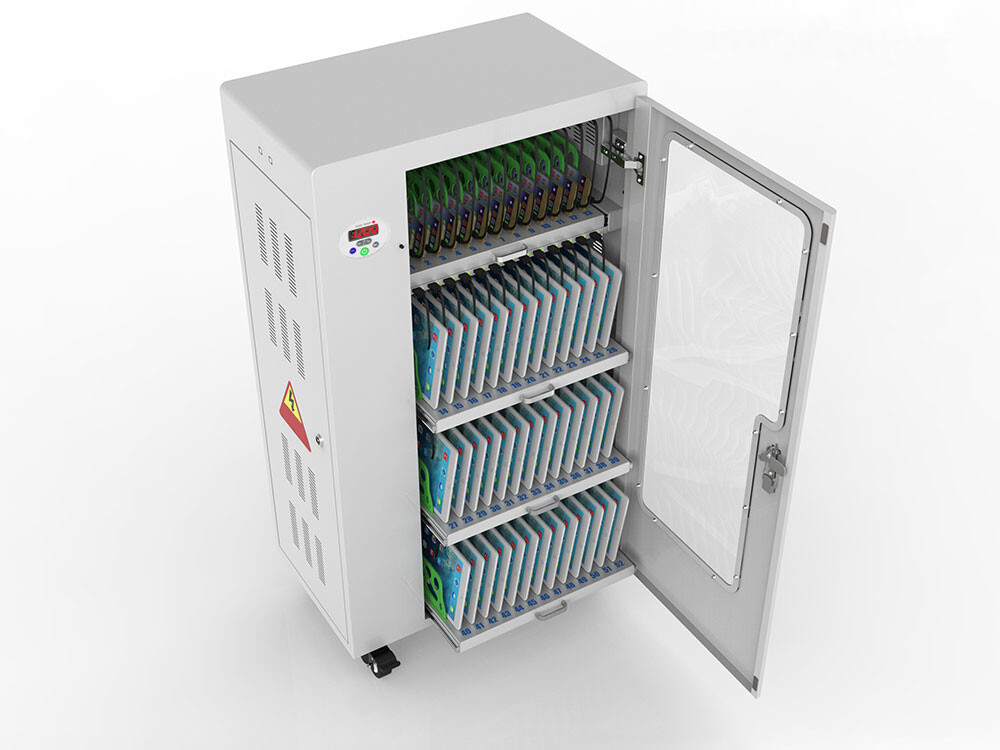 Good-Connections-R-ANTARES-T52-Tablet-Ladewagen-UV-C-Desinfektion-grau