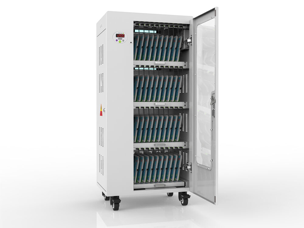Good-Connections-R-ANTARES-T40S-Tablet-Ladewagen-UV-C-Desinfektion-Sync-Funktion-grau