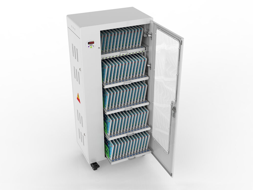 Good-Connections-R-ANTARES-T65S-Tablet-Ladewagen-UV-C-Desinfektion-Sync-Funktion-grau