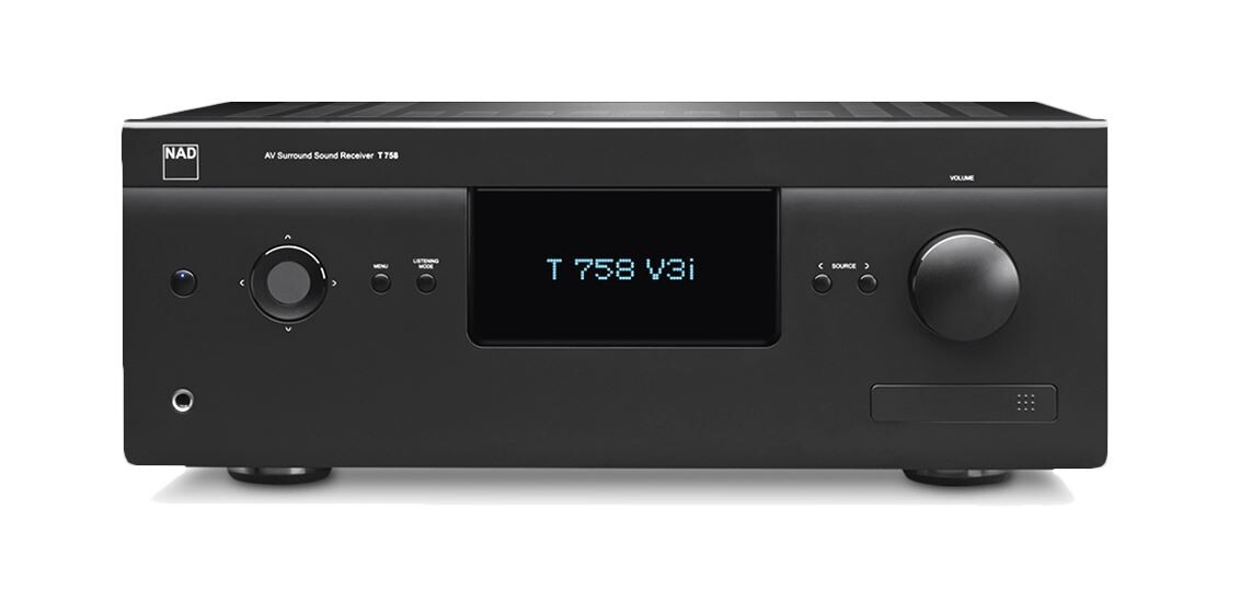 NAD-T758-V3i-A-V-Receiver-4K-Ultra-HD-Video-Dolby-Atmos-und-DTS-X-Apple-Airplay-2-BluOS-je-60W-8Ohm