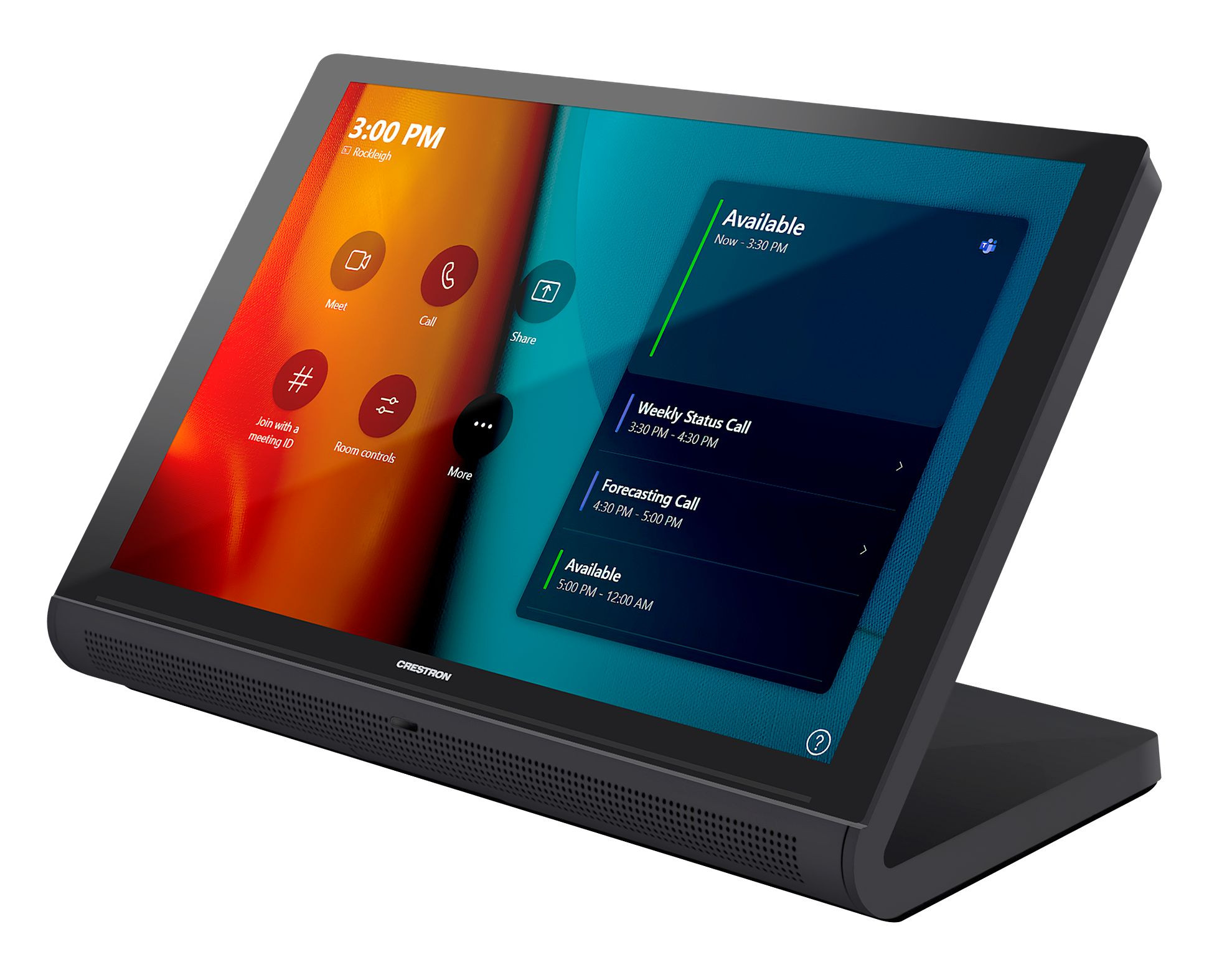 Crestron-TS-1070-B-S-10-tafelmodel-aanraakscherm-in-zwart