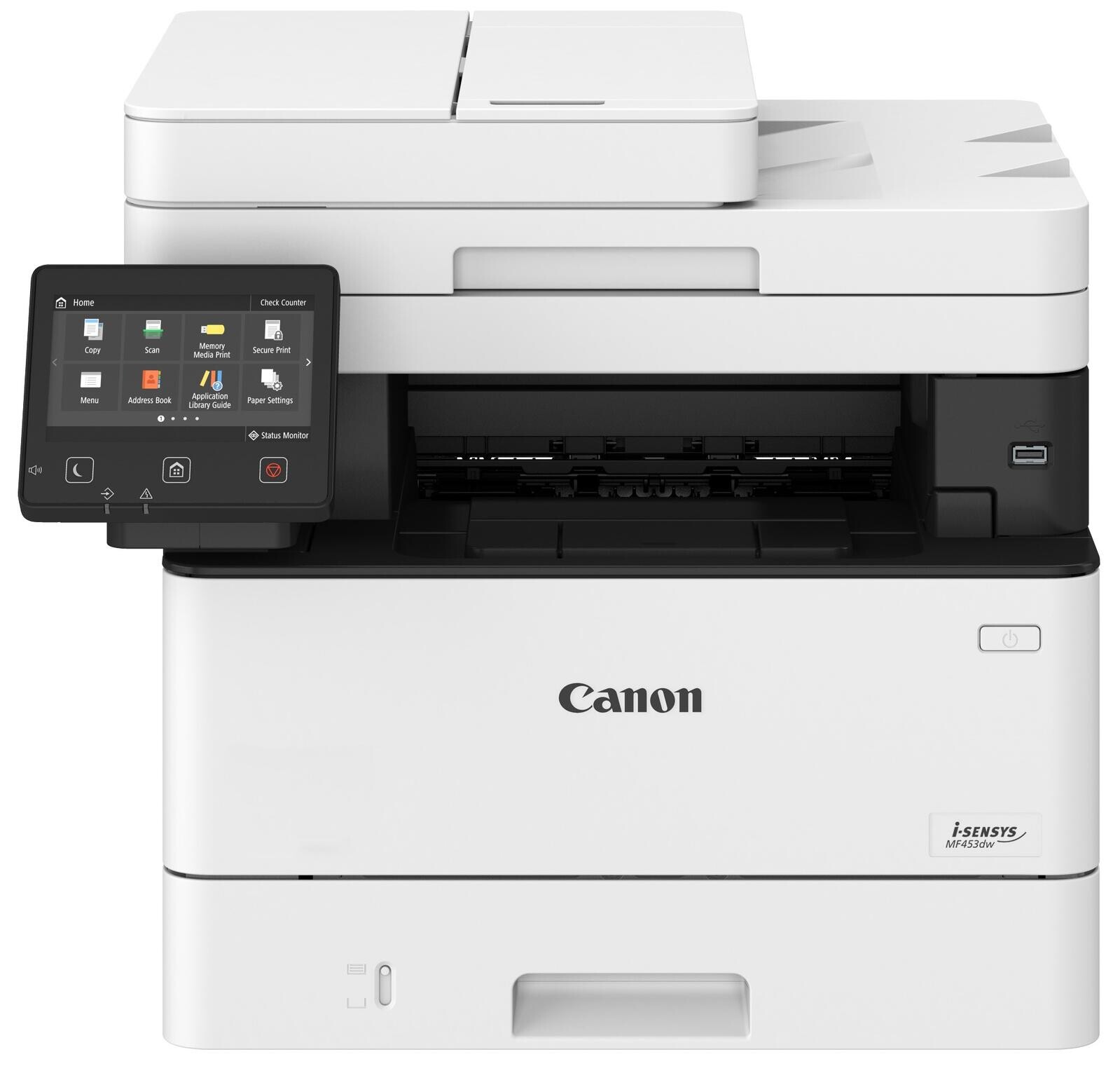 Canon-i-SENSYS-MF453dw-3-in-1-Schwarzweiss-Multifunktionsdrucker-weiss