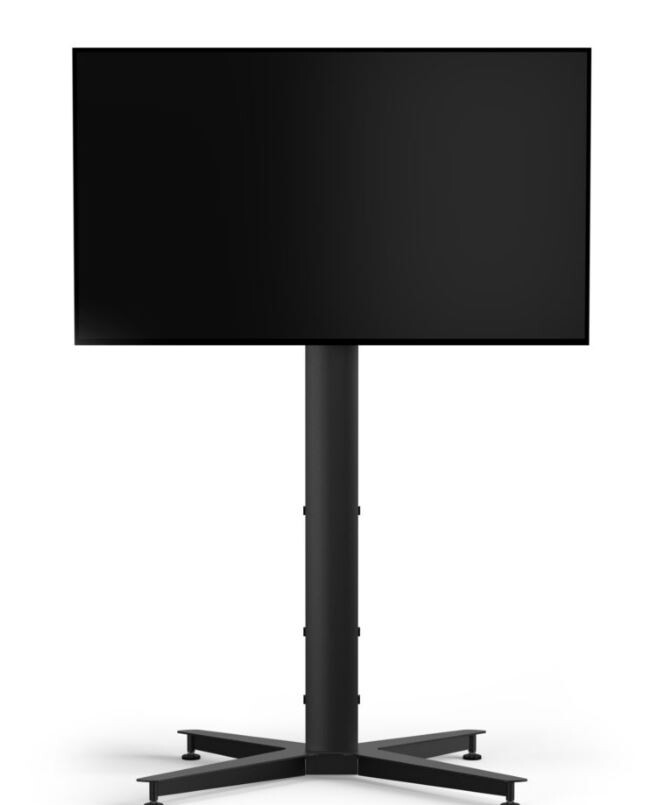 SMS-Icon-FH-T-1450-BL-Vloerstandaard-voor-75-beeldschermen-zwart
