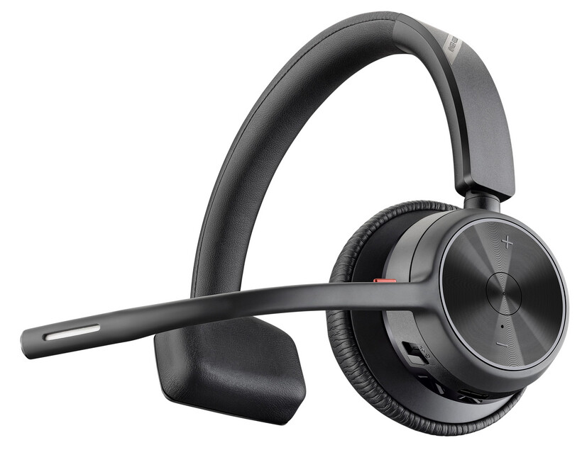 Poly-Voyager-4310-UC-V4310-M-C-draadloze-mono-Bluetooth-Headset-met-USB-A-zonder-oplaadstation-gecertificeerd-voor-Microsoft-Teams