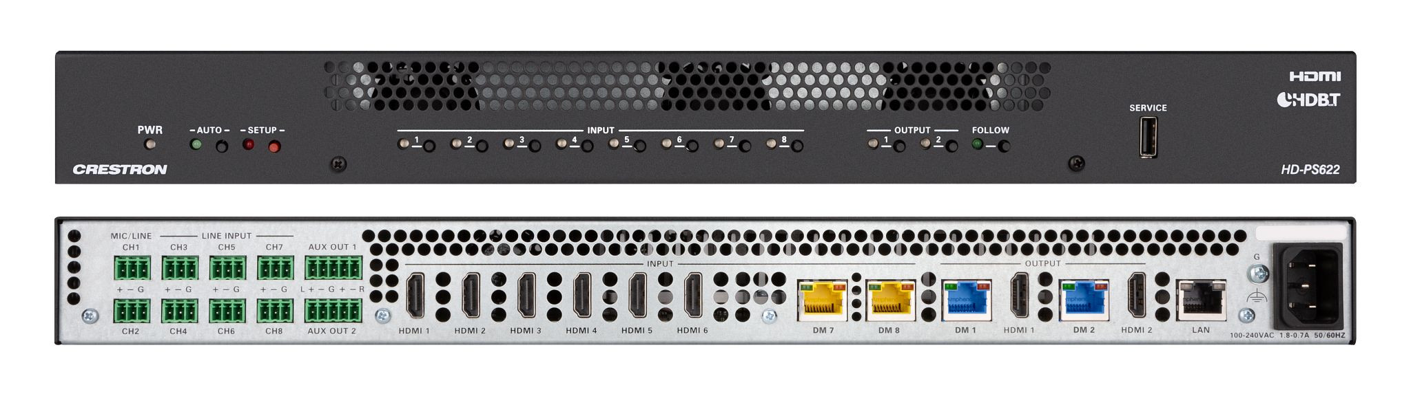 Crestron-HD-PS622-8x2-4K60-4-4-4-HDR-presentatiesysteem