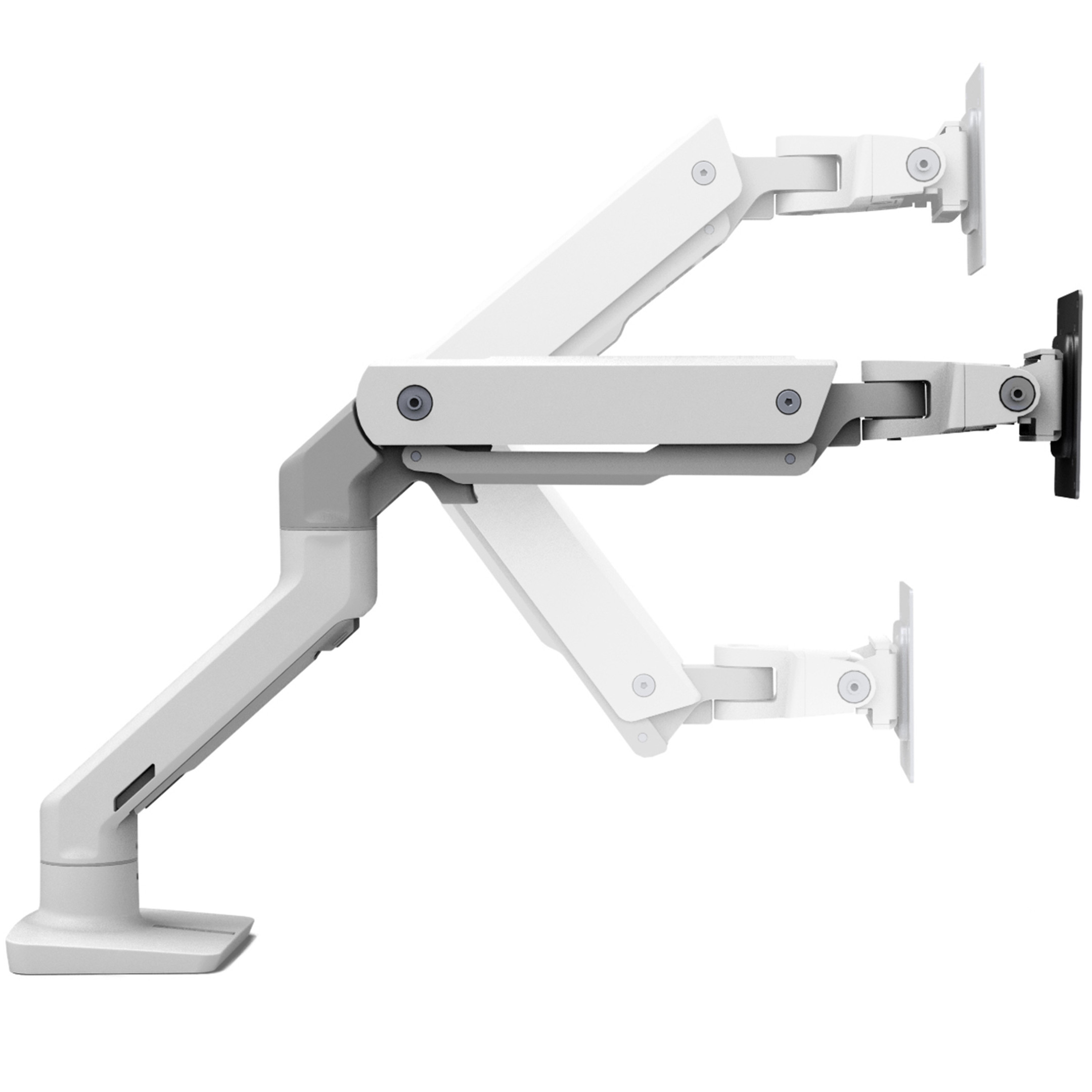 Ergotron-HX-Monitor-Arm-Tischhalterung-weiss
