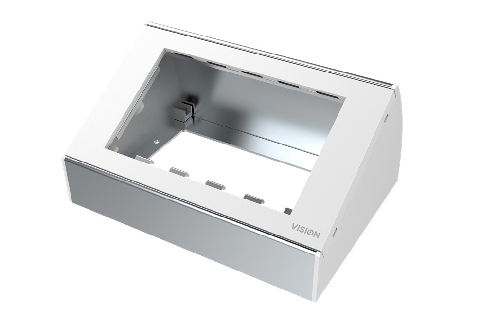 VISION-TechConnect-3-2-Gang-Table-Mounted-Backbox-Gehause