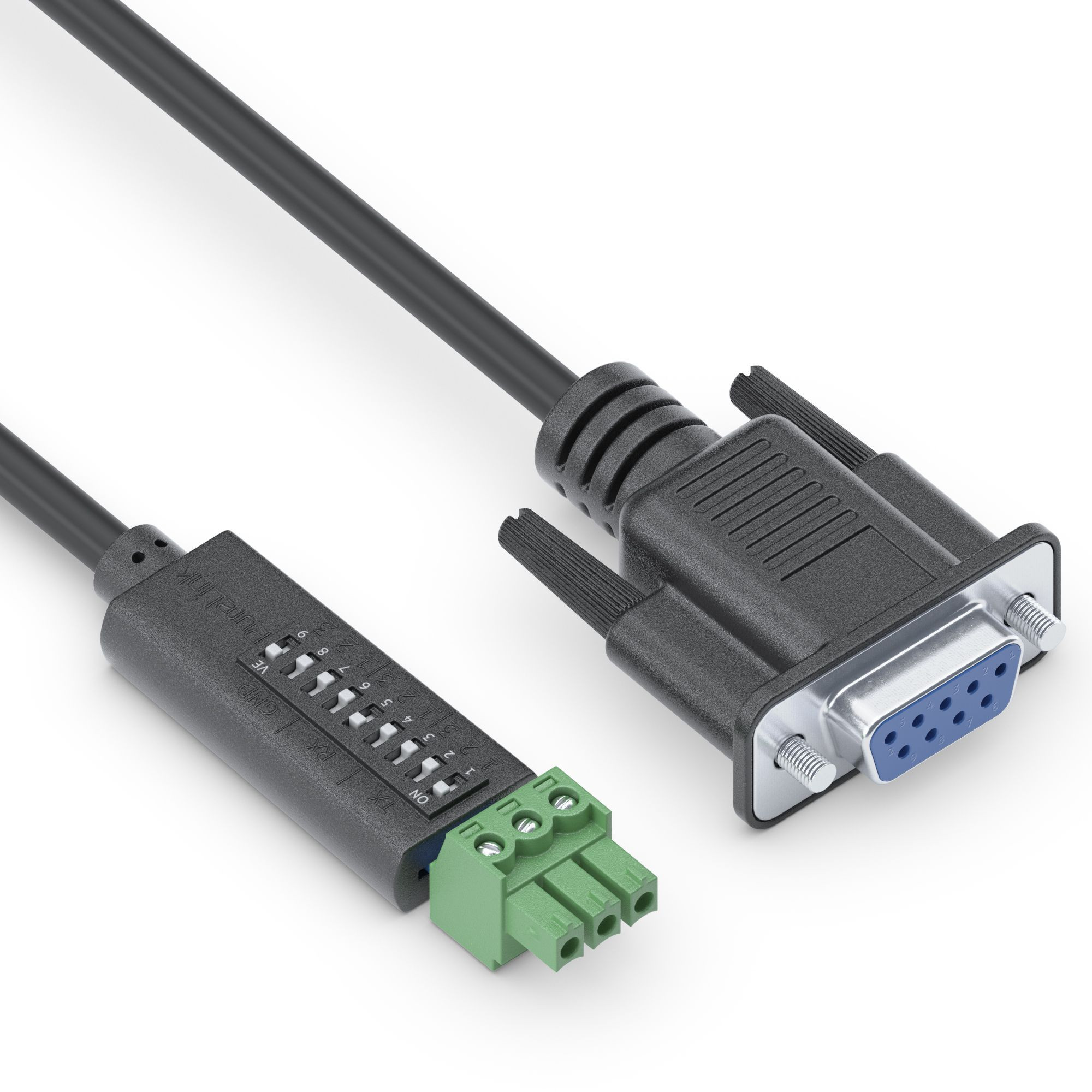 Purelink-Konfigurierbares-RS232-Kabel-mit-DIP-Switch