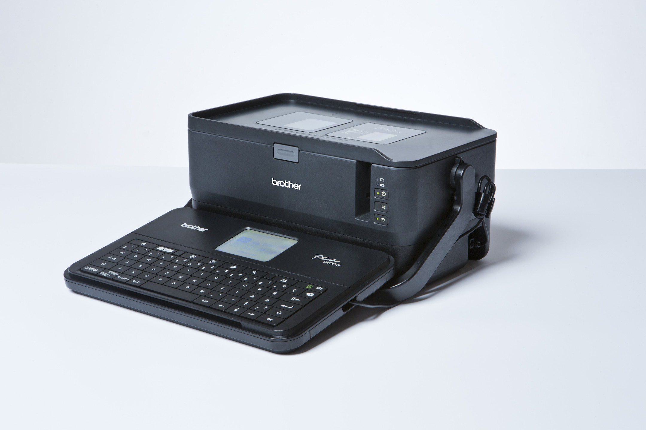 Brother-P-touch-PT-D800W-Professionelles-PC-Beschriftungsgerat-inkl-WLAN-separater-LCD-Tastatur