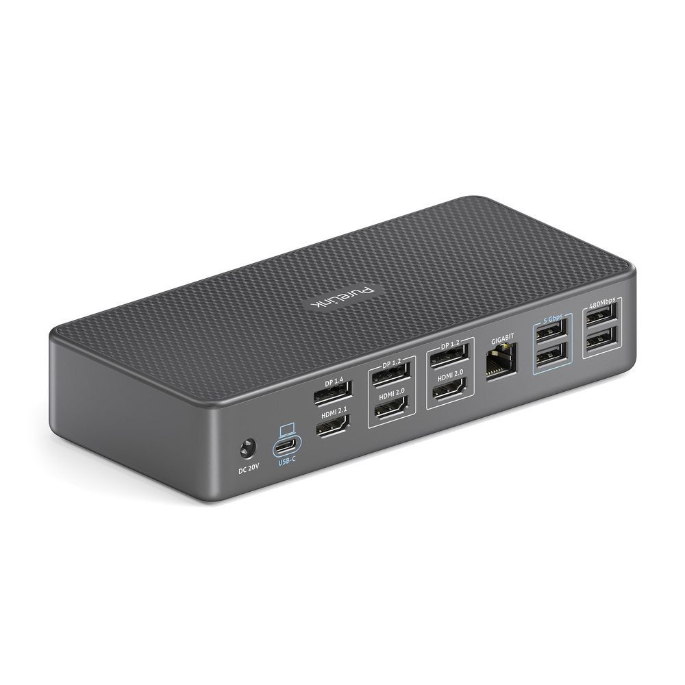 Vuelogic-VL-D220-USB-C-dockingstation-Quad-Display-DisplayLink-ready-8K-ondersteuning