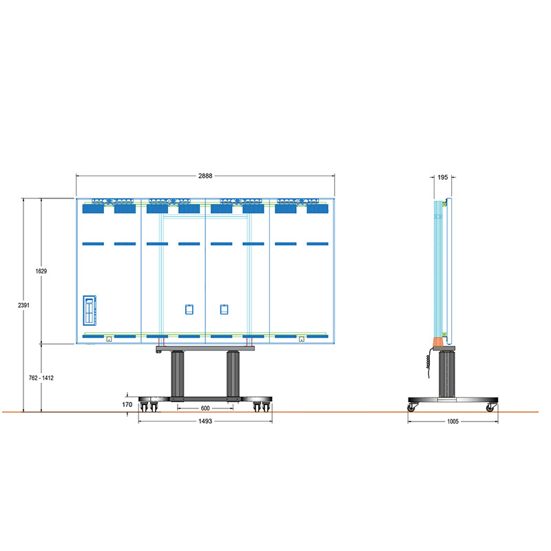 hagor-mobiles-led-liftsystem-mit-motorischer-hoehenverstellbarkeit-passend-fuer-samsung-iac-130