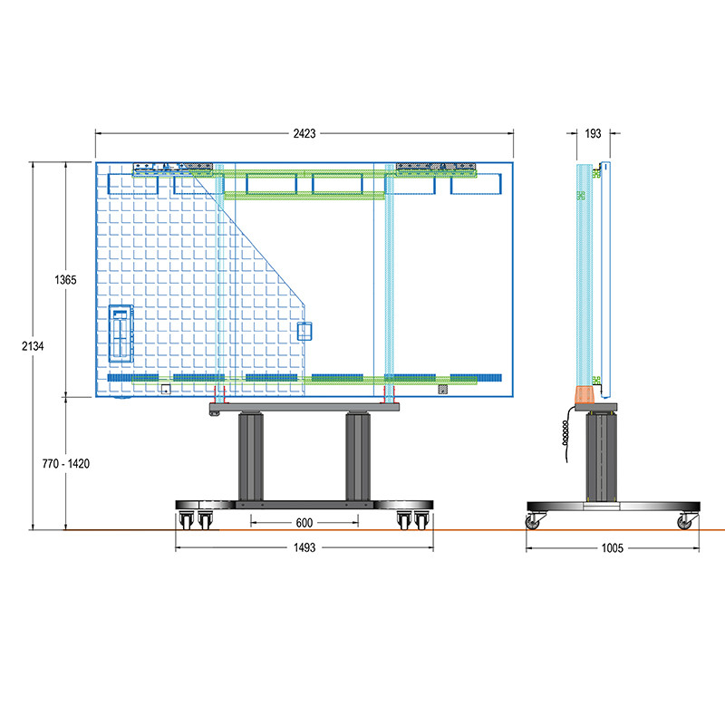 Hagor-mobiel-LED-liftsysteem-met-gemotoriseerde-hoogteverstelling-geschikt-voor-Samsung-IAB-110