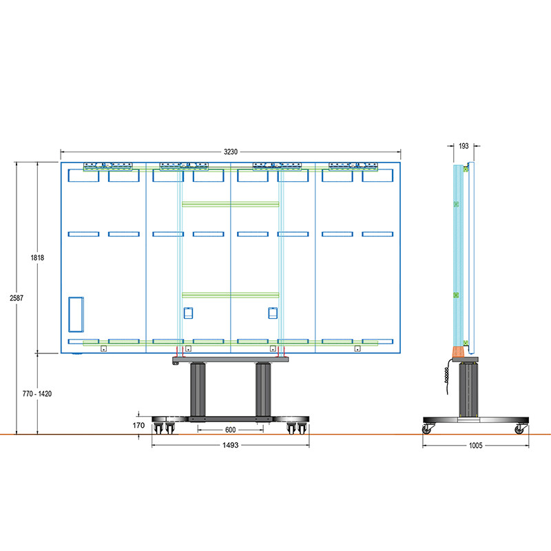 Hagor-mobiel-LED-liftsysteem-met-gemotoriseerde-hoogteverstelling-geschikt-voor-Samsung-IAB-146