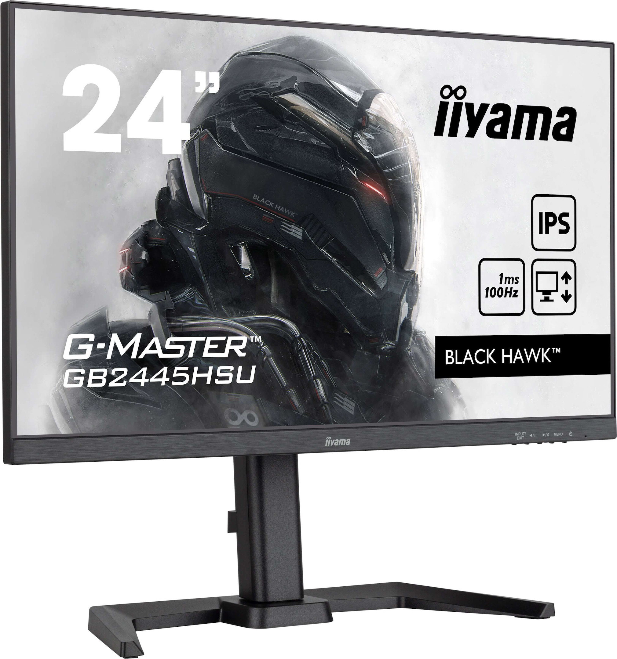 iiyama-G-MASTER-GB2445HSU-B2-24-Monitor-1920-x-1080-Full-HD-100Hz-1ms