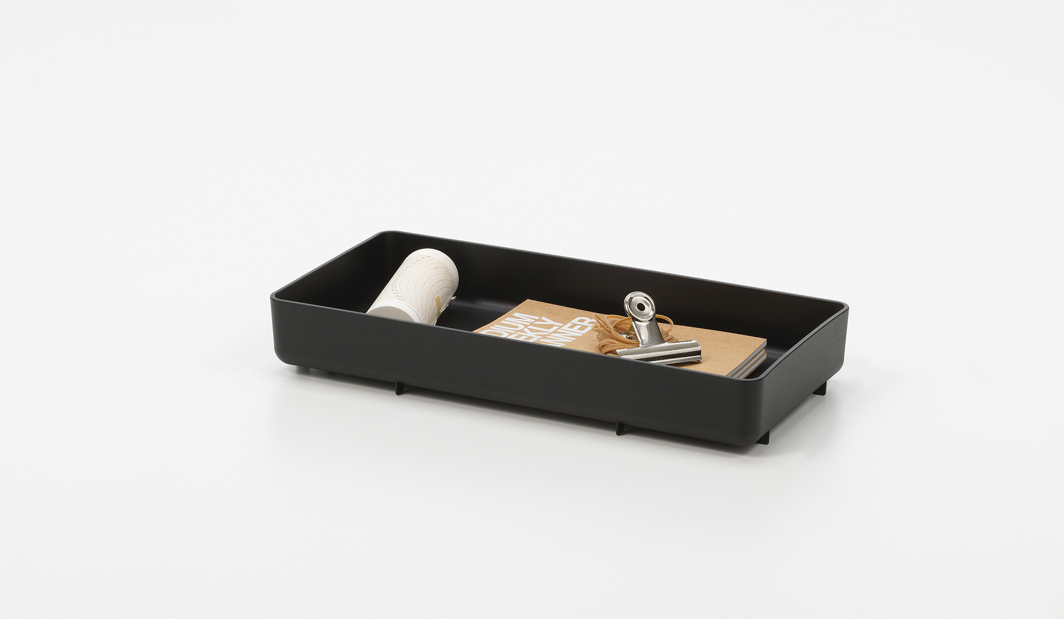 Vitra Chap Tray Ablage für den Hocker Chap in tiefschwarz Vitra-Chap-Tray-Ablage-fur-den-Hocker-Chap-in-tiefschwarz