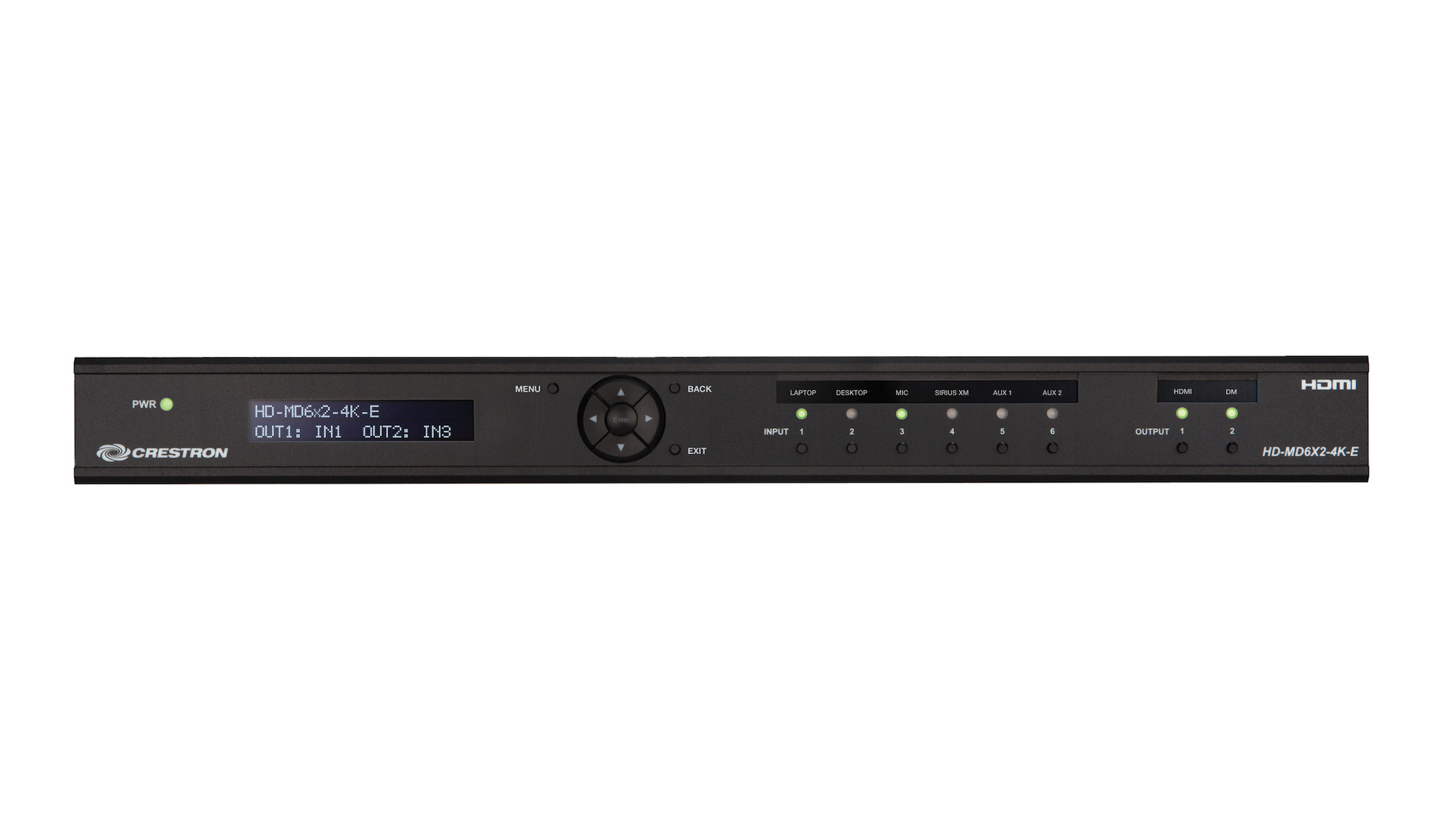 Crestron-HD-MD6X2-4K-E-6x2-4K-HDMI-R-Switcher