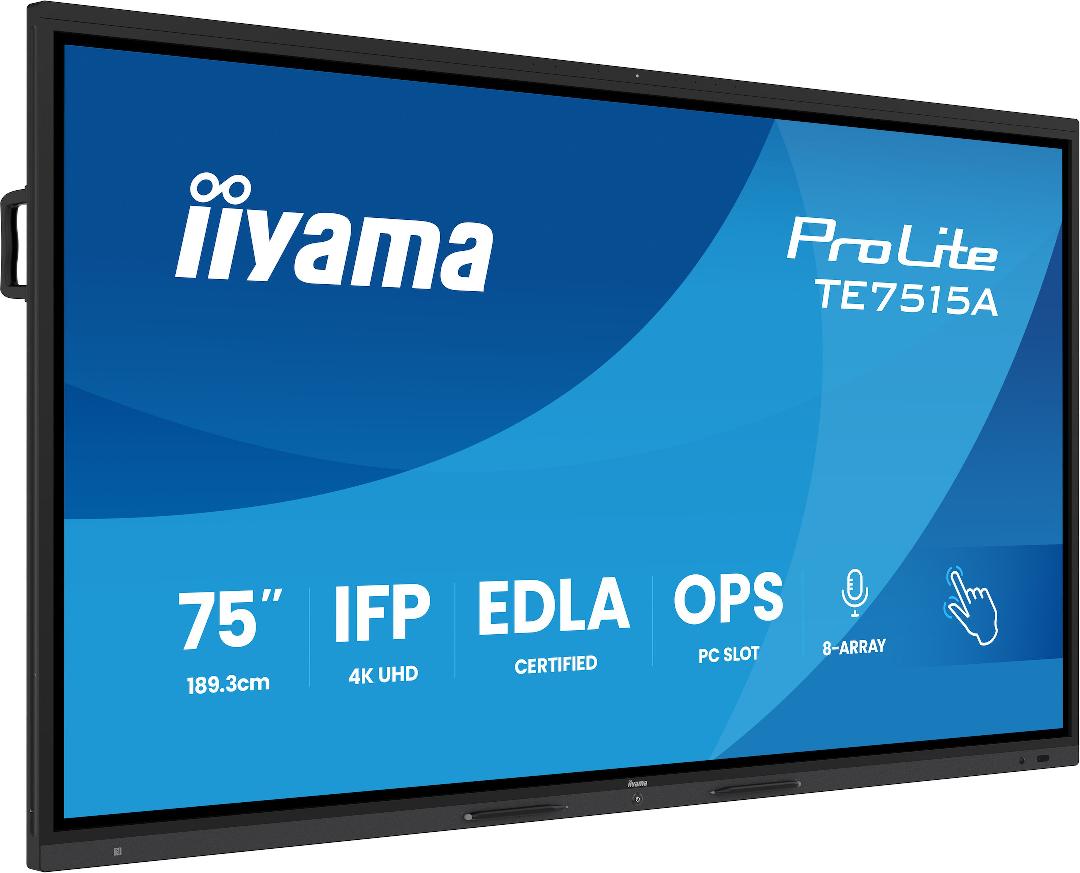 iiyama-ProLite-TE7515A-B1AG-75-4K-UHD-Google-EDLA-gecertificeerd-interactief-display