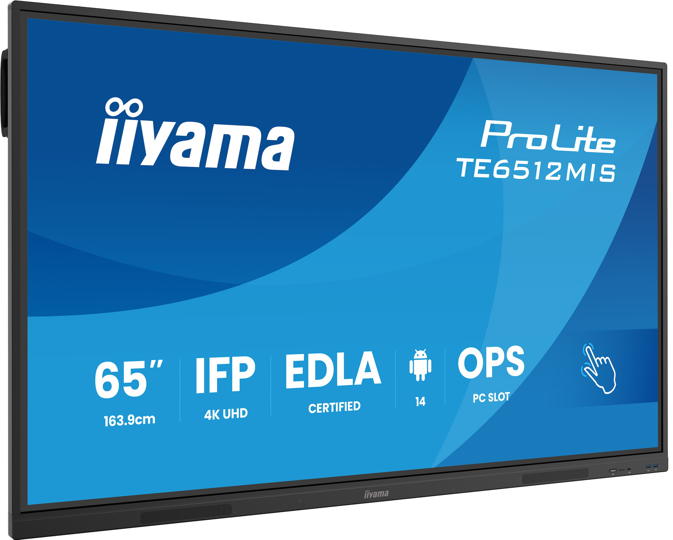 iiyama-ProLite-TE6512MIS-B4AG-Interactief-65-inch-4K-UHD-touchscreen-voor-interactieve-samenwerking