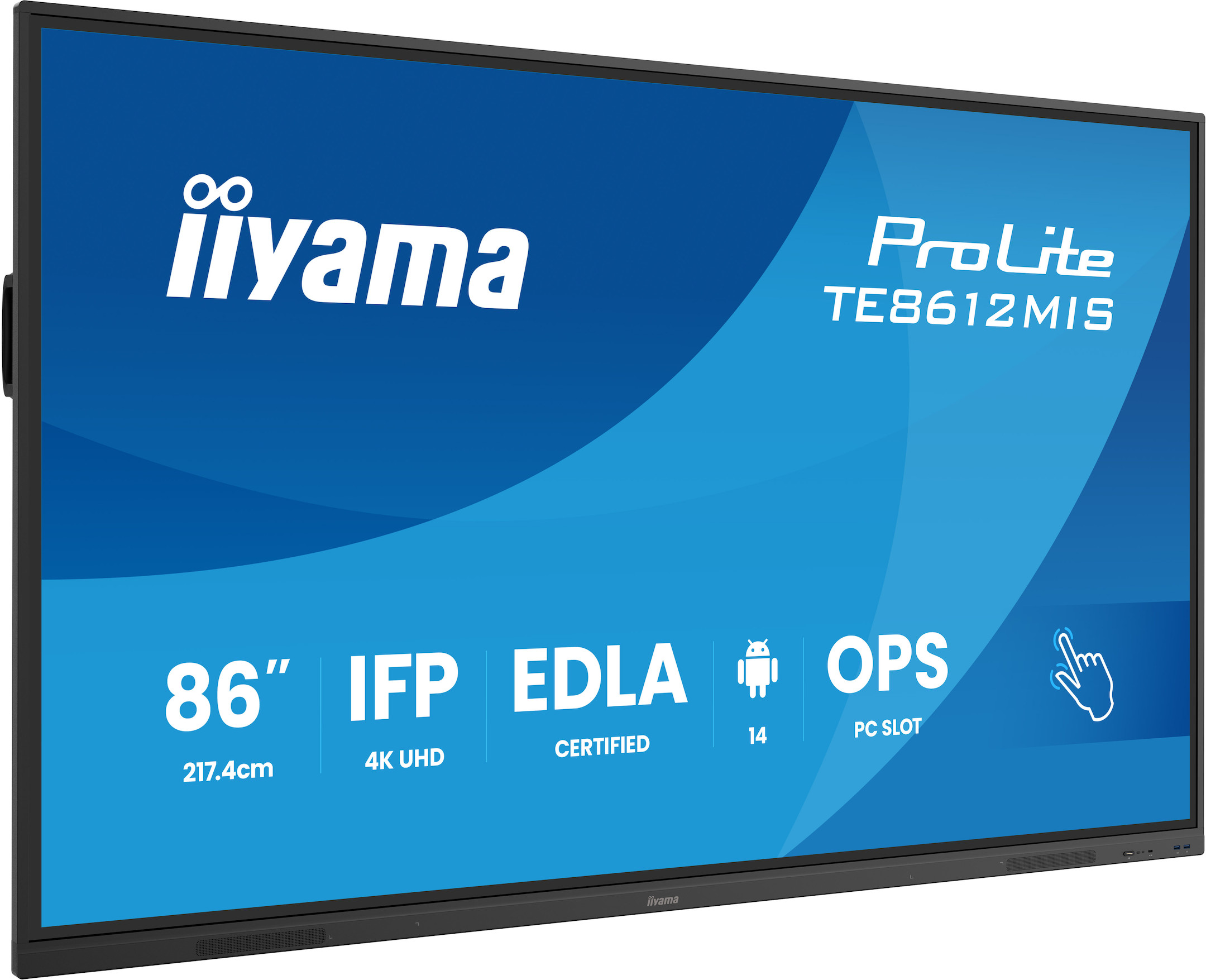 iiyama-ProLite-TE8612MIS-B4AG-Interactief-86-inch-4K-UHD-touchscreen-voor-interactieve-samenwerking