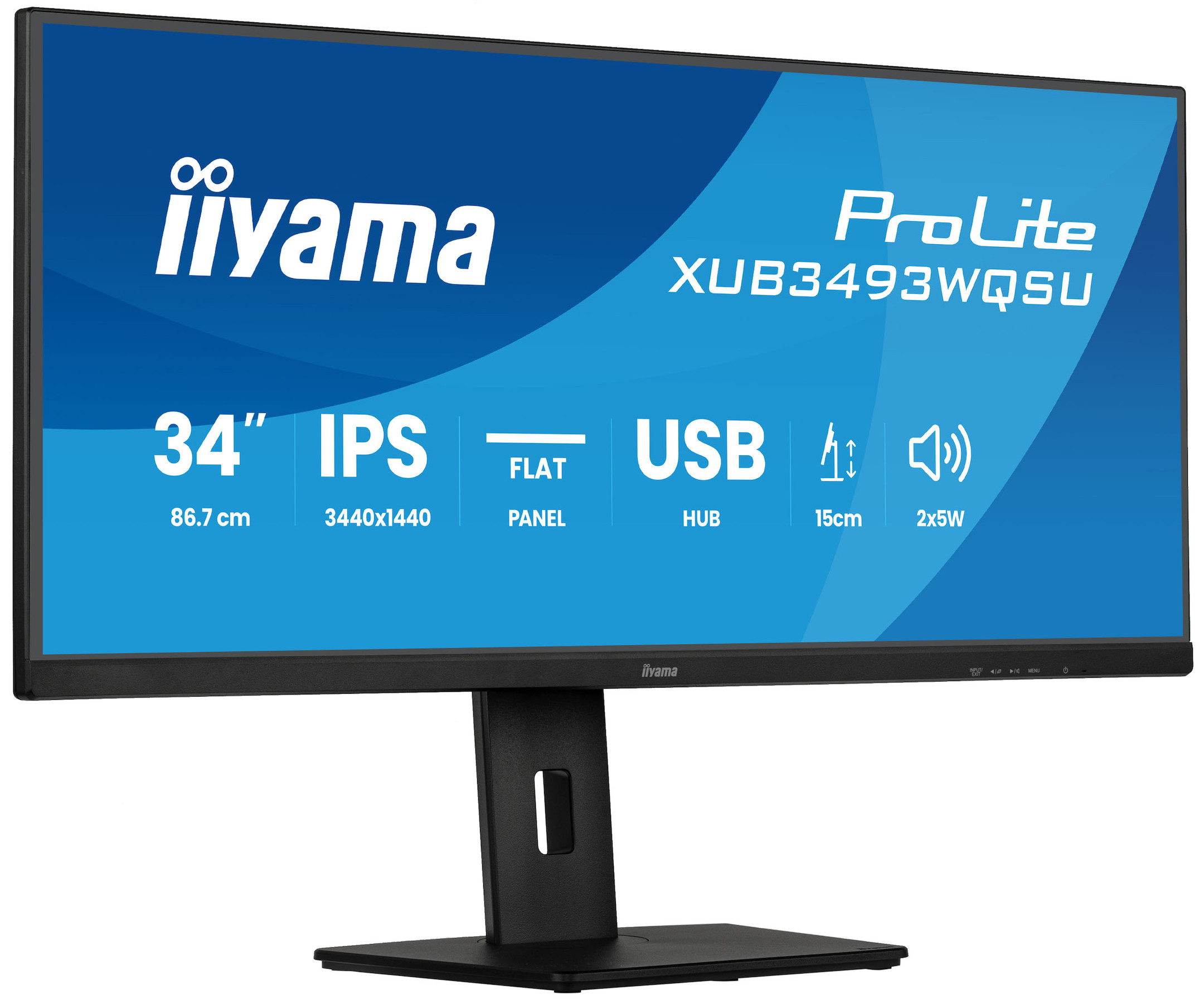 iiyama-ProLite-XUB3493WQSU-B6-34-inch-ultrabreed-beeldscherm-met-IPS-paneeltechnologie-PiP-PBP-en-een-in-hoogte-verstelbare-standaard