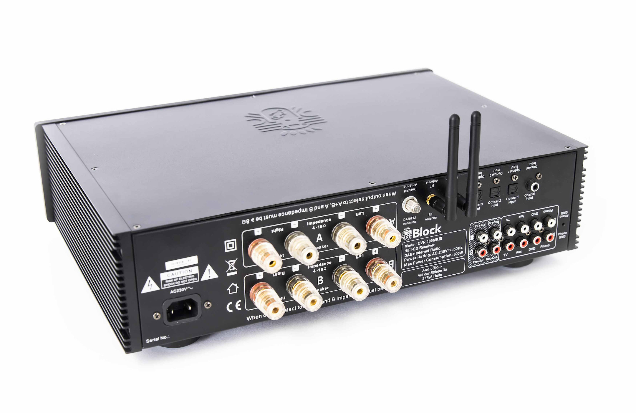 Block-CVR-100-MKIII-Stereo-Netzwerkreceiver-mit-Bluetooth-Sender-Empfanger-und-Farbdisplay-in-Saphirschwarz