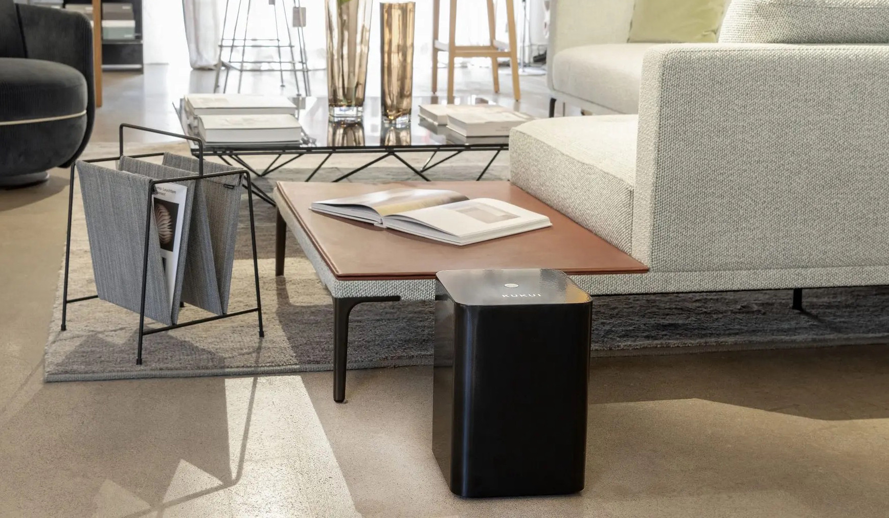 KUKUI QUANTUM mobiles Duftgerät für den täglichen Einsatz im professionellen Umfeld in Schwarz