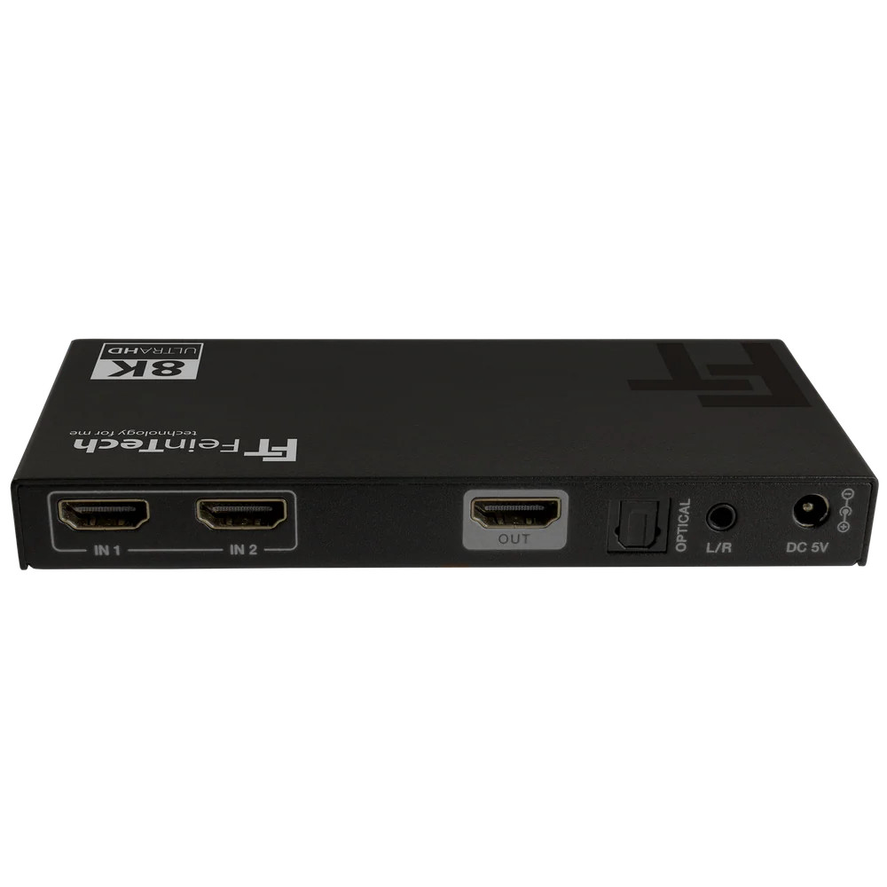 FeinTech-SW212-HDMI-2-1-schakelaar-2-in-1-uit-met-audio-extractor-Toslink-AUX