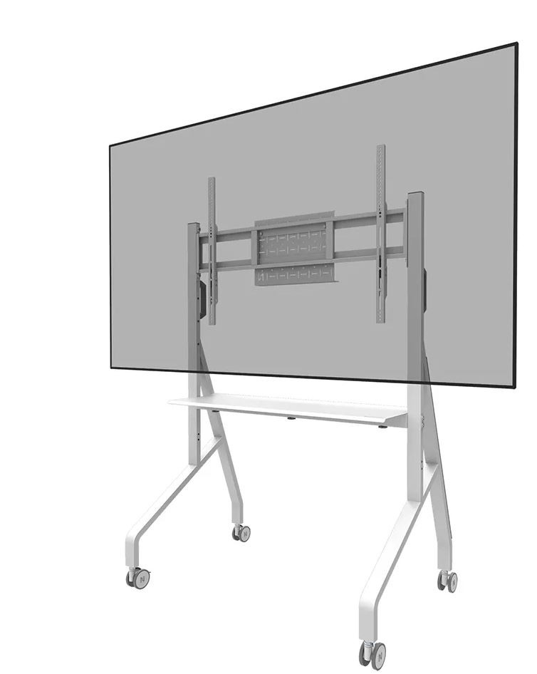 Neomounts-FL50-525WH1-mobiler-Bodenstander-fur-55-86-Bildschirme-Weiss-Demoware