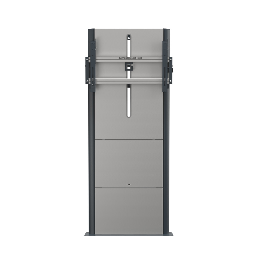SMS-K05-142-62-Presence-gemotoriseerde-wand-vloerstandaard-aluminium-donkergrijs