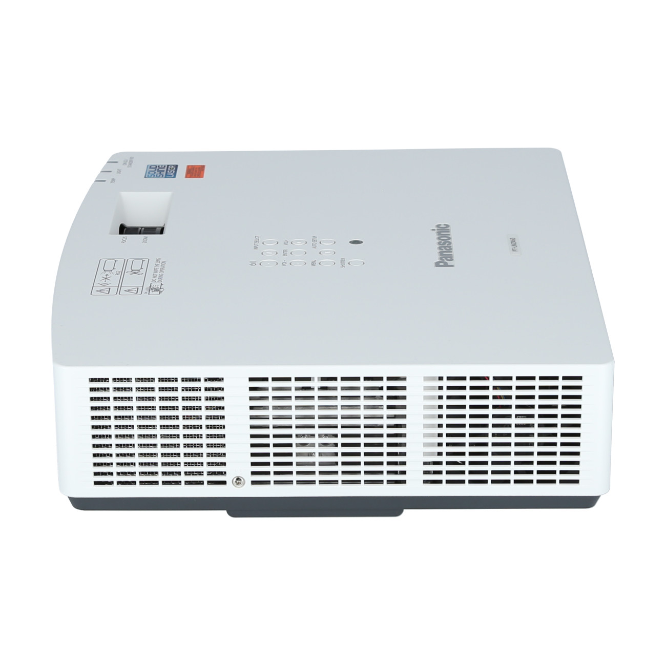 Panasonic-PT-LMZ460EJ-Beamer-mit-4600-Lumen-WUXGA-Auflosung-und-kompakter-Bauweise-fur-Besprechungsraume-Demoware-Platin