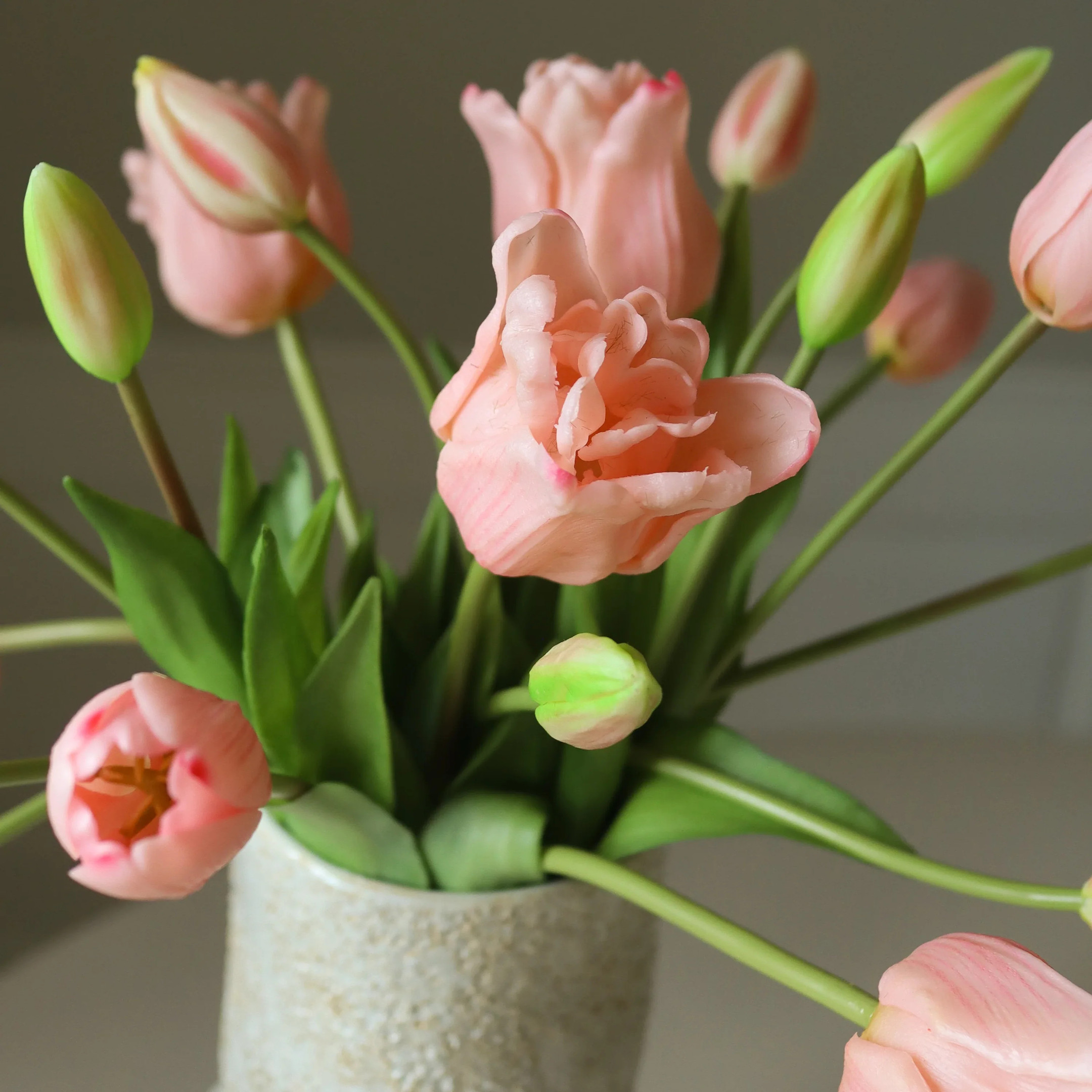 Botané Pink Tulip Bouquet Mixed Kunstblumenstrauß