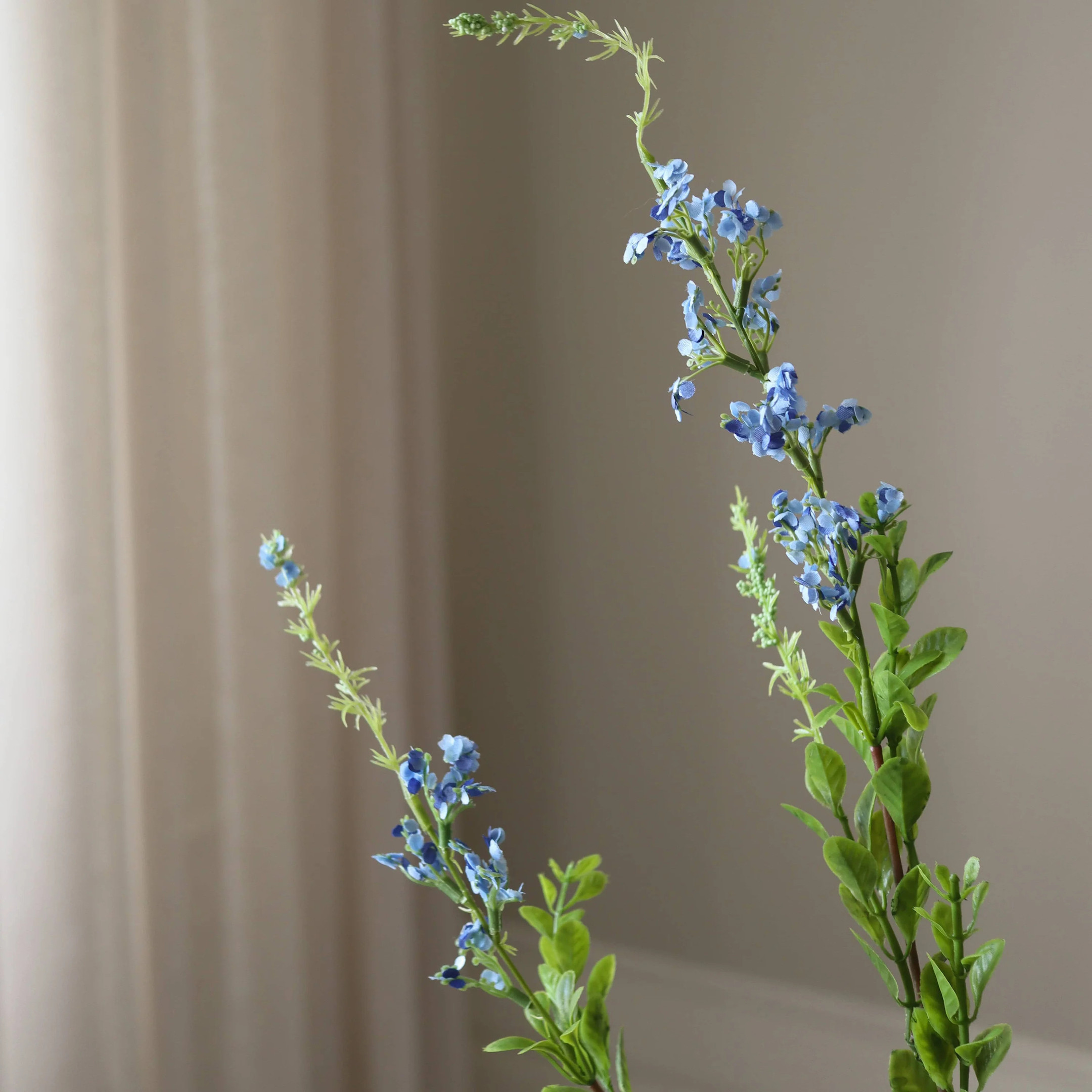 Botane-Blue-Wild-Flower-Kunstblumenstiel