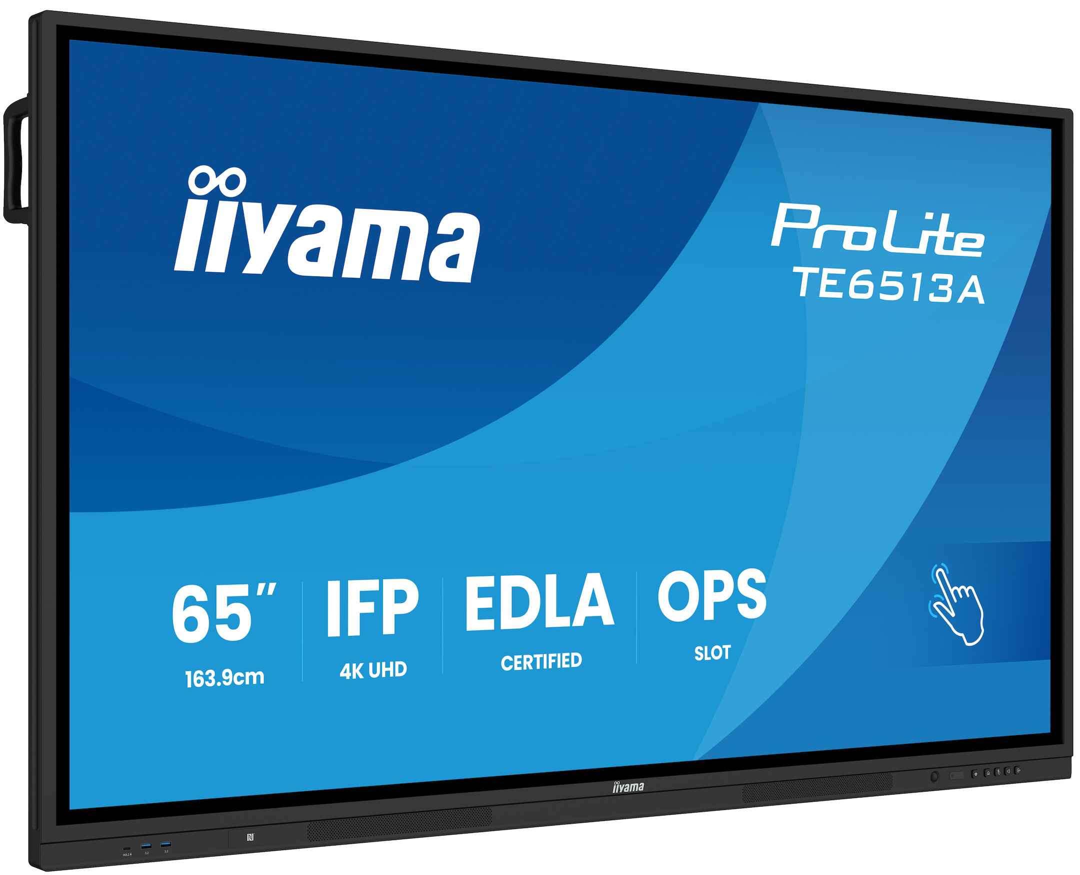 iiyama-ProLite-TE6513A-B1AG-65-inch-interactief-scherm-voor-naadloze-integratie-en-samenwerking-in-onderwijs-en-bedrijfsomgevingen