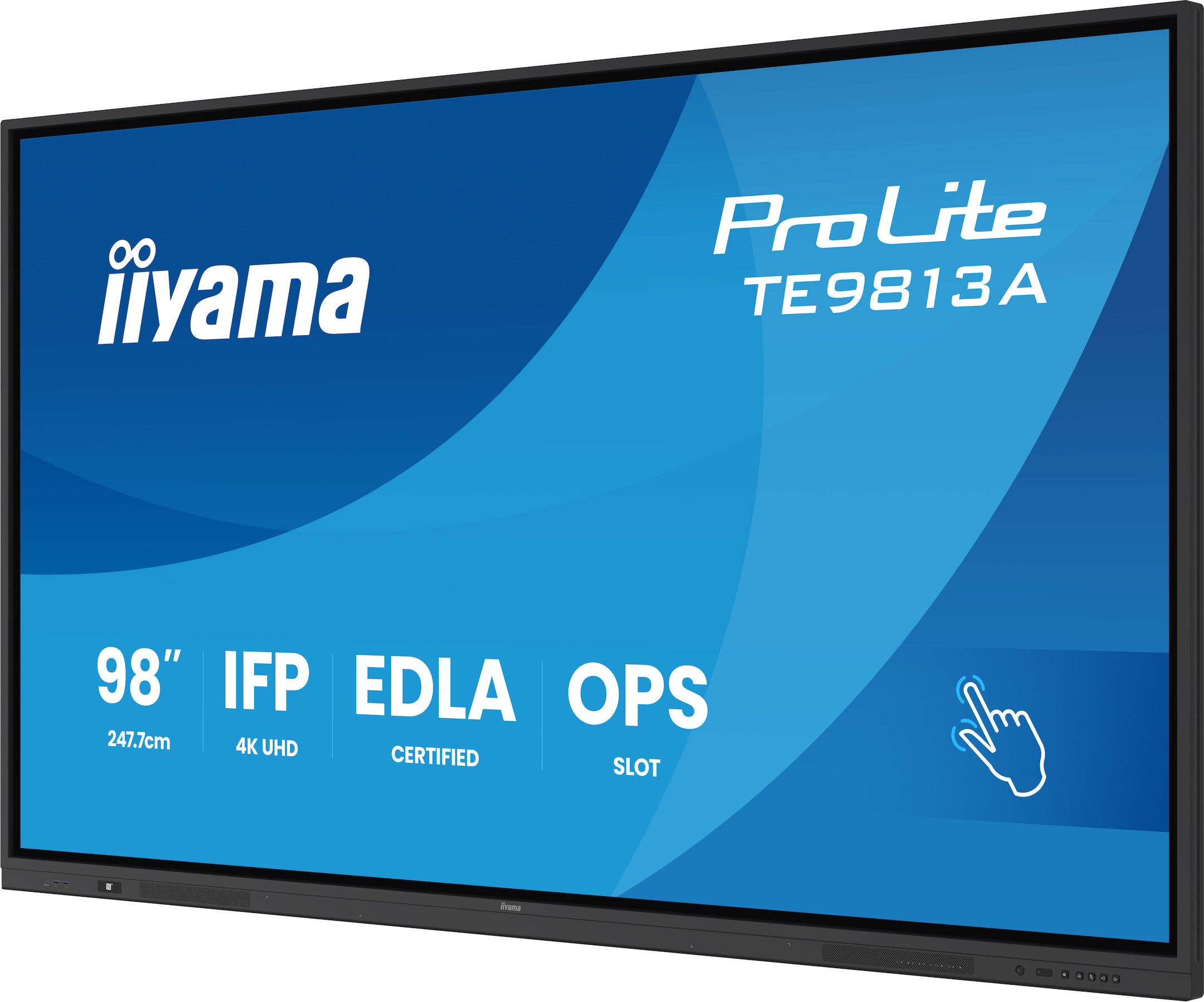 iiyama-ProLite-TE9813A-B1AG-98-inch-interactief-display-voor-naadloze-integratie-en-samenwerking-in-onderwijs-en-bedrijfsomgevingen